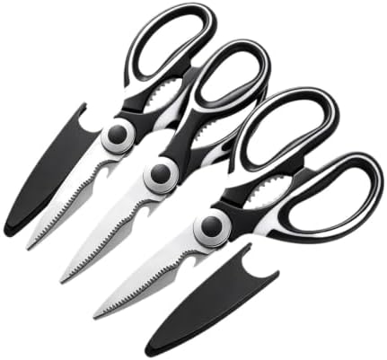 Stainless Steel Kitchen Scissors | For Cutting Fish Meat Chicken Bones Pizza(20pcs)