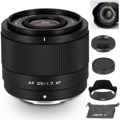 VILTROX 28mm F4.5 XF Pancake APS-C for Fuji XF, Auto Focus Wide Angle Prime Lens for Fujifilm Fuji X-Mount X-Pro2 X-Pro3 X-S10 X-T20 X-T30 XT30II X-T200 X-H2 X-H2S X-T5 X-S20 X-T50 X-M5 X-E2S