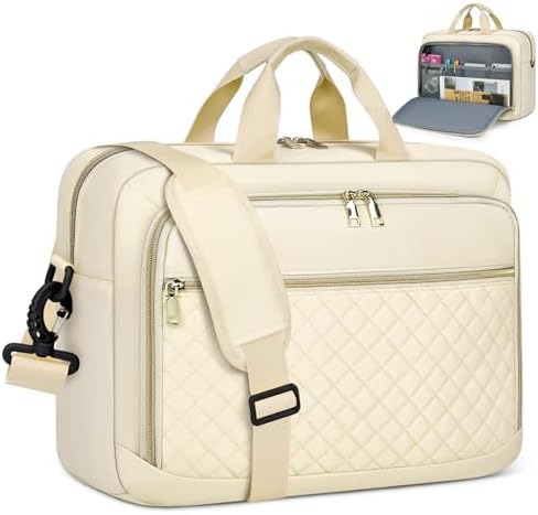 Laptop Bag 17 Inch Laptop Briefcase for Women Waterproof Computer Messenger Bag Professional Laptop Case for Business Work - PuriLite