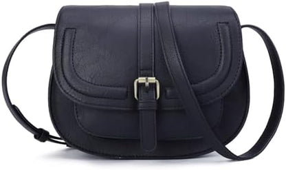 Crossbody Bags for Women Small Over the Shoulder Saddle Purses and Boho Cross body Handbags,Vegan Leather