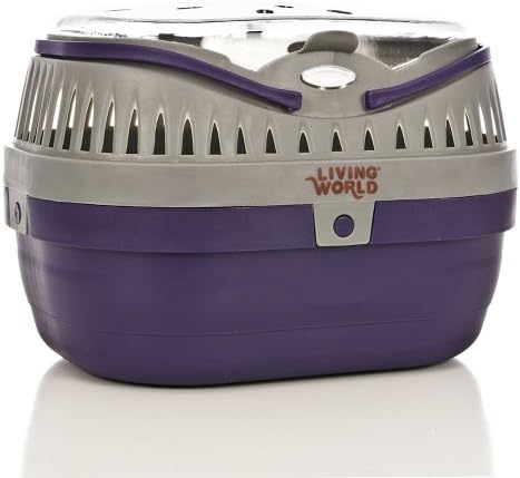 Living World 60888 Pet Carrier, Red/Grey, Large