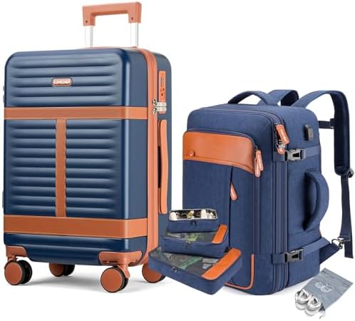 Lumesner Carry on Backpack, Extra Large 40L Flight Approved Travel Backpack for Men & Women