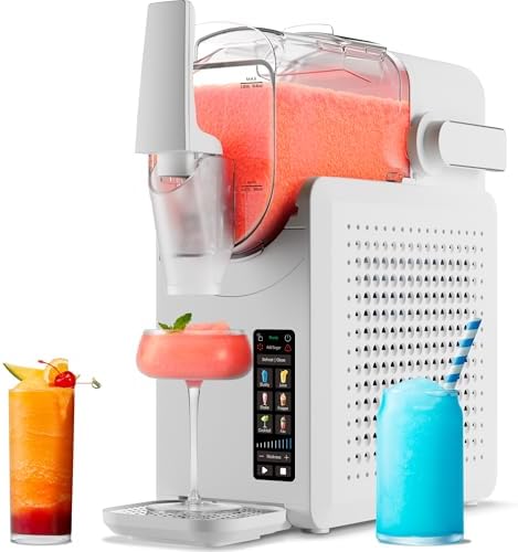 Iceman by Chefman Slush-Ease MAX 90oz Slushie Machine, 64oz Liquid Capacity Frozen Drink Maker & Slushy Machine with 5 Presets and LED Display, Perfect for Frozen Margaritas, Frappes, Smoothies