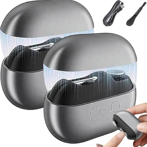 Fanyil/Pubyfun/Vueeze Easyclip Smart Nail Clipper for Seniors, 2025 Upgraded Adults Electric Nail Trimmers, Automatic USB Rechargeable Toenail Clippers, Clip Light Trimmer Stainless Steel(Black)