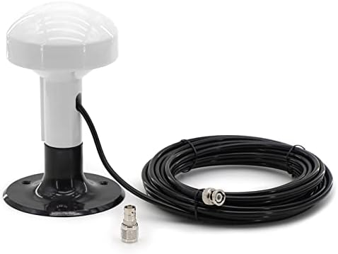 NEWASHAN Marine GPS Antenna External Compatible with Garmin GPSMAP GDU GNC NavTalk Pilot StreetPilot AIS Ship Navigation Receiver Fishfinder Sounder+8M Cable TNC Connector+BNC Adapter+Base