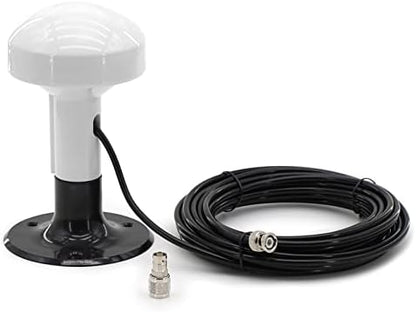 NEWASHAN Marine GPS Antenna External Compatible with Garmin GPSMAP GDU GNC NavTalk Pilot StreetPilot AIS Ship Navigation Receiver Fishfinder Sounder+8M Cable TNC Connector+BNC Adapter+Base
