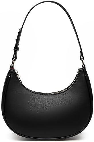 Barabum Retro Classic Clutch Shoulder Tote HandBag with Zipper Closure for Women