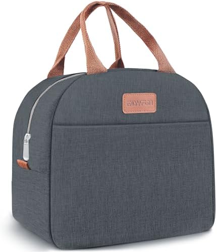 Lunch Bag for Women & Men Adult Insulated Lunch Box, Small Leakproof Cooler Food Lunch Containers Reusable High Capacity Lunch Tote Bags for Work, Travel, Outdoor