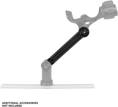 YakAttack 8" Extension Arm for LocknLoad Track Mounted Accessories - Fits Omega Rod Holder, Omega Pro Rod Holder, and FFP Fish Finder Mounts
