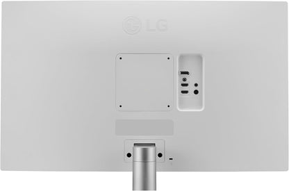 LG 27" 27BA45U-B 27" Ultrafine UHD (3840 x 2160) 4K IPS Monitor – 5ms 60Hz HDR10, DCI-P3 90%, Tilt/Height/Swivel/Pivot Adjustment, HDMI & DisplayPort, Eye Comfort, Black