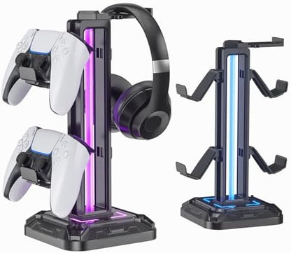 Purilite Select RGB Headphone &amp; Controller Stand