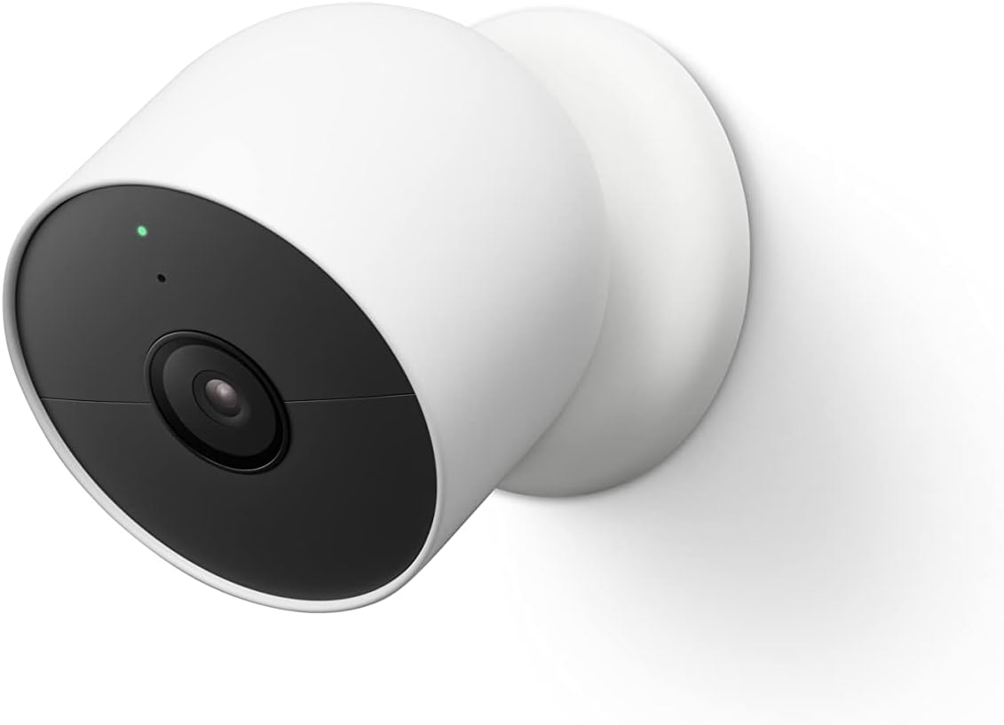 Google Nest Security Cam (Wired) - 2nd Generation - Snow