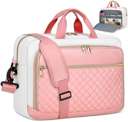 Laptop Bag 17 Inch Laptop Briefcase for Women Waterproof Computer Messenger Bag Professional Laptop Case for Business Work - PuriLite