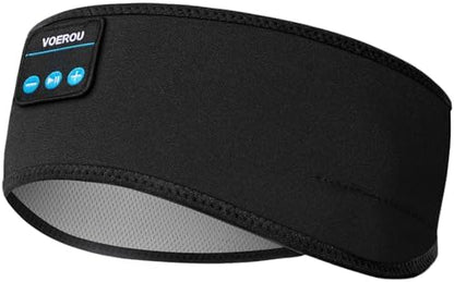 Sleep Headphones Bluetooth Headband, Voerou Wireless Sleeping Headphones Earbuds Sleep Mask with Stereo Speakers-Cool Tech Gadget for Men Women,Perfects for Sleep Workout Running Yoga Travel Insomnia