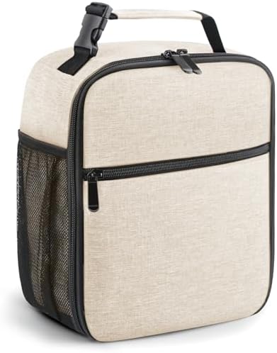 Lunch Bag for Men/Women, Reusable Lunch Box for Adult, Small Insulated Lunch Box, Lunch Tote Bag for Office, Work, Picnic