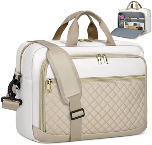 Laptop Bag 17 Inch Laptop Briefcase for Women Waterproof Computer Messenger Bag Professional Laptop Case for Business Work - PuriLite
