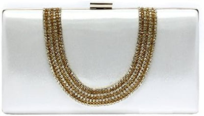 Ankoee Ladies Envelope Clutch Bag Evening Bag Bridal Wedding Bag Handbag Prom Clutches Handbag
