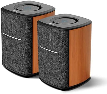 Edifier WiFi Smart Speaker Without Microphone, Works with Alexa, Supports AirPlay 2, Spotify , Tidal Connect, 40W RMS One-Piece Wi-Fi and Bluetooth Sound System, No Mic, MS50A