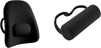 ObusForme Lowback Backrest Support + Sit-Back Cushion | Lower Back Support Pillows and Ergonomic Seat Cushion