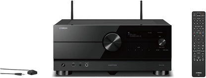 Yamaha RX-A4A AVENTAGE 7.2-Channel AV Receiver – 8K and 4K/120 HDMI, eARC, Dolby Atmos, DTS:X, Auro-3D, Surround:AI, Wi-Fi, Bluetooth, MusicCast