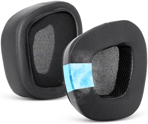 GVOEARS Replacement Ear Pads Cushions for Corsair Void/Void Pro/Void Pro RGB/Void Pro RGB SE/Void Pro Elite/RGB Wireless Earpads Gaming Headsets, Mesh Fabric with Soft Protein Leather(Black)
