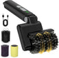 Electric Grill Brush for Outdoor, 3-in-1 Cordless Rotary Grill Brush | 3 Adjustable Speeds & Angles, 3 Replaceable Heads, 150-Minutes Long Runtime Grill Cleaning Brush for BBQ Grates