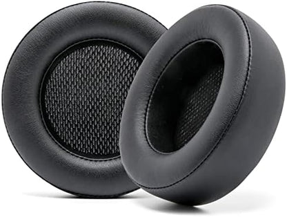 WC Upgraded Replacement Earpads for Corsair Virtuoso RGB Wireless Gaming Headset Made by Wicked Cushions | Improved Durability, Thickness, Softer Leather, and Sound Isolation | (90s Black)