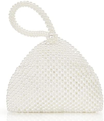 BABEYOND Women's Rhinestone Clutch Evening Bags Sparkly Glitter Triangle Purse for 1920s Party Prom Wedding