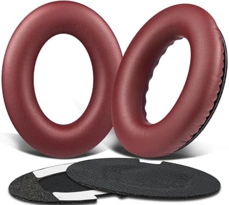 SoloWIT Earpads Cushions for Bose Headphones, Replacement Ear Pads for Bose QuietComfort 15 QC15 QC25 QC2 QC35/Ae2 Ae2i Ae2w/SoundTrue & SoundLink Around-Ear Series - QC25 PL Black&Blue