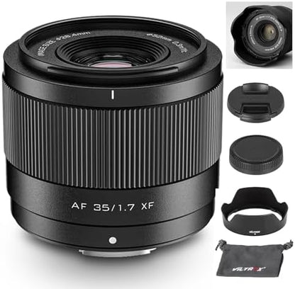 VILTROX 28mm F4.5 XF Pancake APS-C for Fuji XF, Auto Focus Wide Angle Prime Lens for Fujifilm Fuji X-Mount X-Pro2 X-Pro3 X-S10 X-T20 X-T30 XT30II X-T200 X-H2 X-H2S X-T5 X-S20 X-T50 X-M5 X-E2S