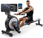 Rowing Machine,Wenoker Magnetic Rower Machine for Home,350 LB Weight Capacity, Smooth Whisper Quiet with LCD Monitor Tablet Holder & Comfortable Seat Cushion, Compact and Saves Space