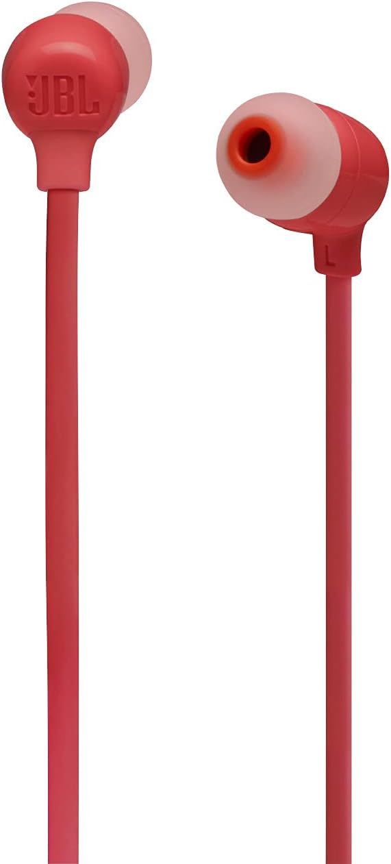 JBL Tune 125BT Wireless in-Ear Bluetooth Headphones, 16 Hour Playtime - White