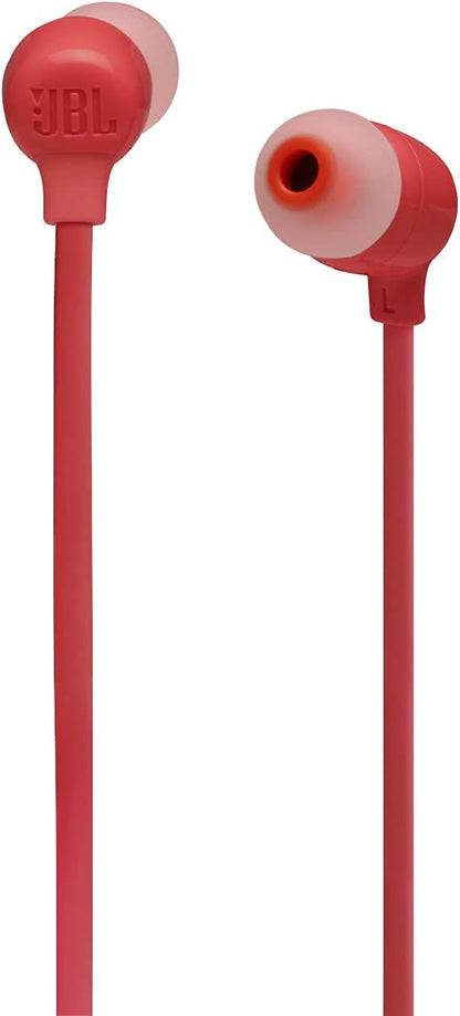 JBL Tune 125BT Wireless in-Ear Bluetooth Headphones, 16 Hour Playtime - White