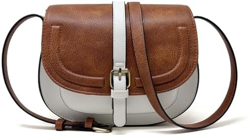 Crossbody Bags for Women Small Over the Shoulder Saddle Purses and Boho Cross body Handbags,Vegan Leather