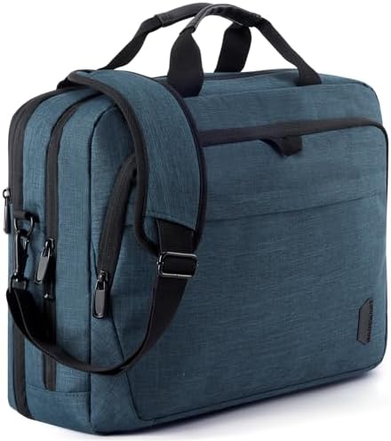 BAGSMART 17.3 Inch Laptop Bag, Expandable Computer Bag Laptop Briefcase Men Women Laptop Shoulder Bag