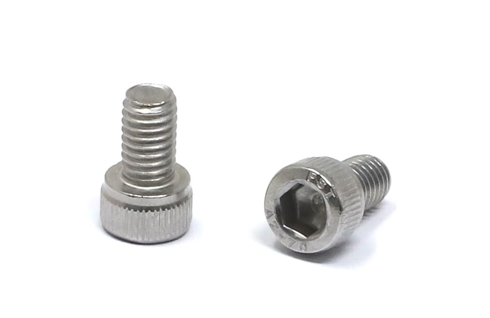 iexcell 25 Pcs M6 x 20mm Thread Pitch 1 mm Stainless Steel 304 Hex Socket Head Cap Screws Bolts Kit