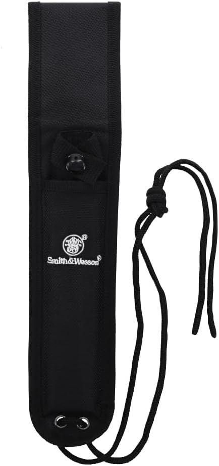 Smith & Wesson Search & Rescue CKSUR1 Clip Point Fixed Blade Knife Rubberized Aluminum Handle