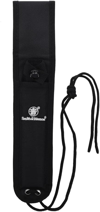 Smith & Wesson Search & Rescue CKSUR1 Clip Point Fixed Blade Knife Rubberized Aluminum Handle