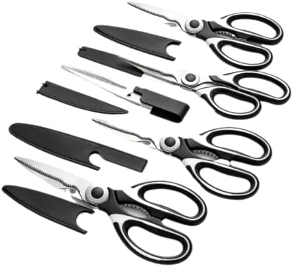 Stainless Steel Kitchen Scissors | For Cutting Fish Meat Chicken Bones Pizza(20pcs)