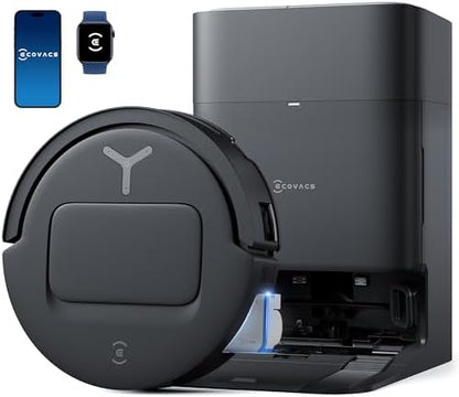 ECOVACS DEEBOT X9 PRO OMNI Robot Vacuum and Mop, BLAST™ 16,600Pa Suction, OZMO ROLLER Instant Self-Washing Mopping, ZeroTangle™ 3.0, Triple Lift System, AI Smart Navigation, Hands-Free OMNI Station