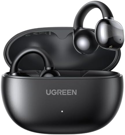 UGREEN Open Ear Wireless Headphones Bluetooth 5.4, 12mm Driver Sports Earphones with ENC, Fast Charging for 30 Hours Playtime, Compatible with iPhone Android and Bluetooth Devices