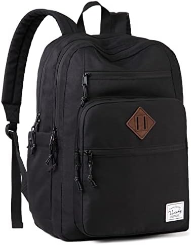School Backpack for Men Women,Vaschy Lightweight School Bag Bookbag Casual Daypack for High School/College/Teens/Travel/Work