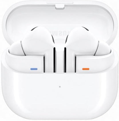 Samsung Galaxy Buds3Pro, Wireless Bluetooth Earbuds with Adaptive Noise Control, Sweat and Water Resistance, AI translator, Hi-Fi Sound, 360 Audio – White (CAD Version & Warranty)