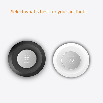 Wall Plate Made for The Nest Thermostat 2020 | Google Nest Thermostat Trim Kit Accessory | Easy Installation | Black