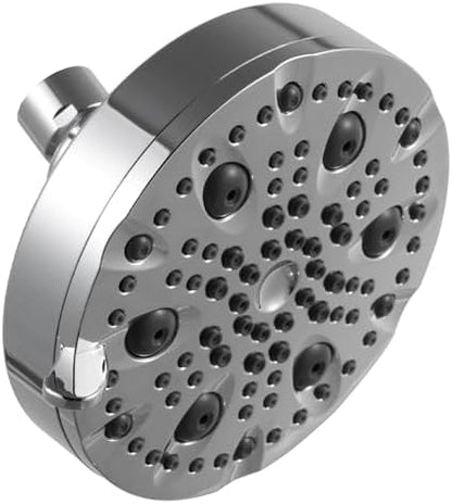 OFFO Shower Head, High Pressure Shower Head with Pause Mode, 9 Mode Fixed Showerheads for Strong Water Flow & Relaxing Shower Experience,Brushed Nickel