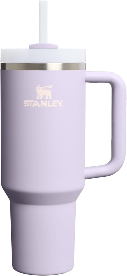 Stanley Quencher H2.0 Tumbler with Handle and Straw 30 oz | Flowstate 3-Position Lid | Cup Holder Compatible for Travel | Insulated Stainless Steel Cup | BPA-Free | Exclusive Lupine