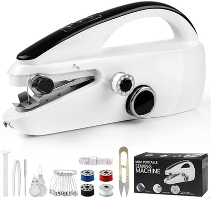 Handheld Sewing Machine, Dual Speed Hand Held Sewing Machine, Sewing Mini Portable Machine for Beginners, Adults, DIY, Home, Travel-G3