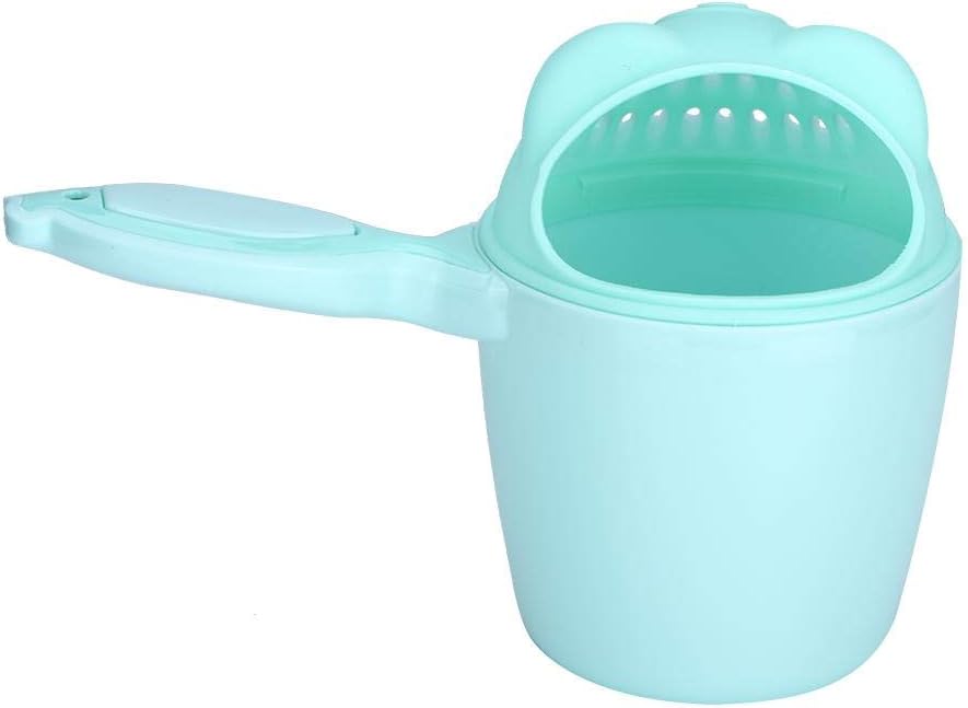Baby Bath Rinse Cup, Detachable Baby Shampoo Rinser Kid Wash Hair Bathing Flusher for Baby Tub(Green)