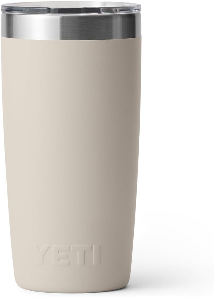 YETI Rambler 10 oz Tumbler, Stainless Steel, Vacuum Insulated with MagSlider Lid, White