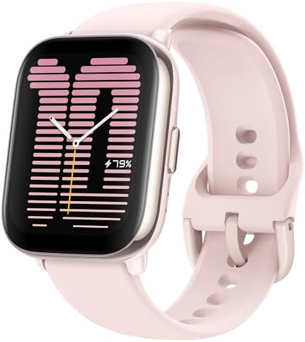 Amazfit Active Smart Watch 42mm, AI Fitness Tracker & Sleep Coach, GPS, Amazon Alexa Built-in, Bluetooth, 14-Day Battery, 120+ Sports Modes, Android & iPhone, Black